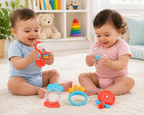 Huanger 5-Piece Sensory Rattle Set