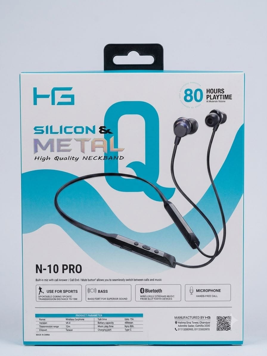 HG N-10 Pro Neckband Earphones