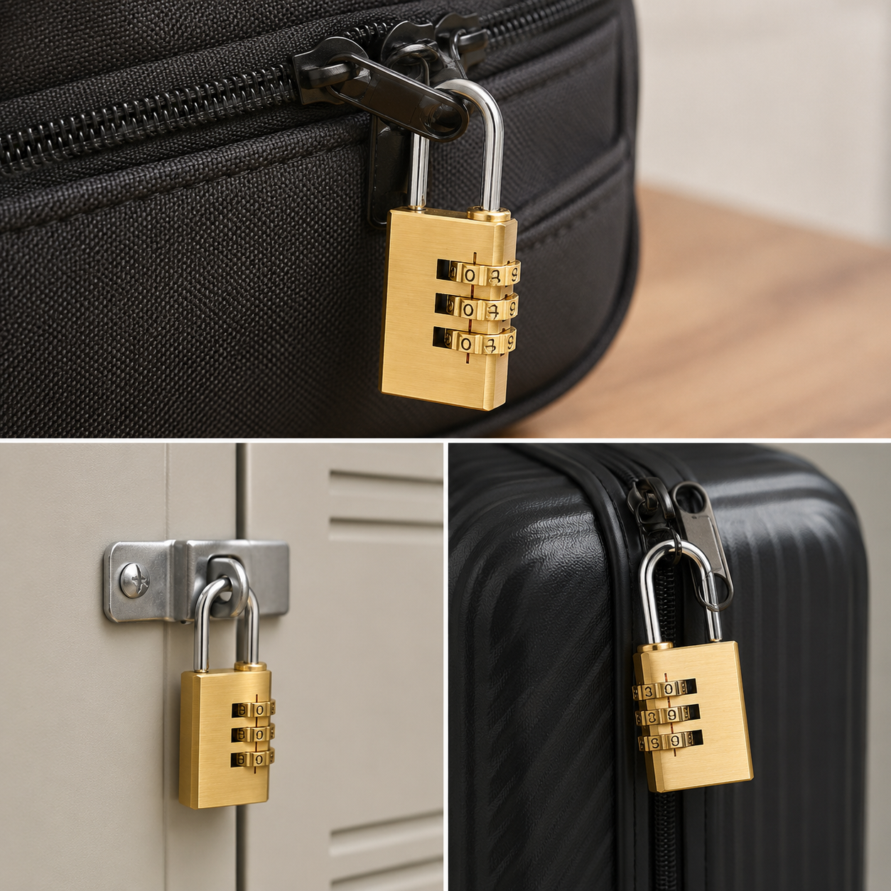 3-Digit Password Protected Mini Combination Lock