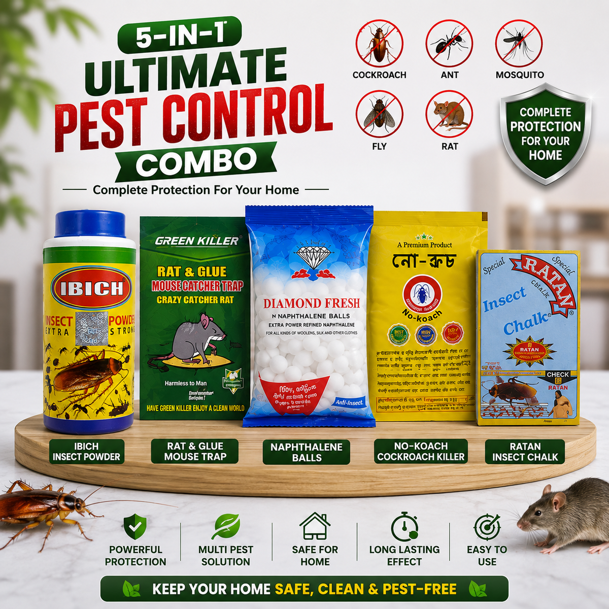 5-in-1 Ultimate Pest Control Combo
