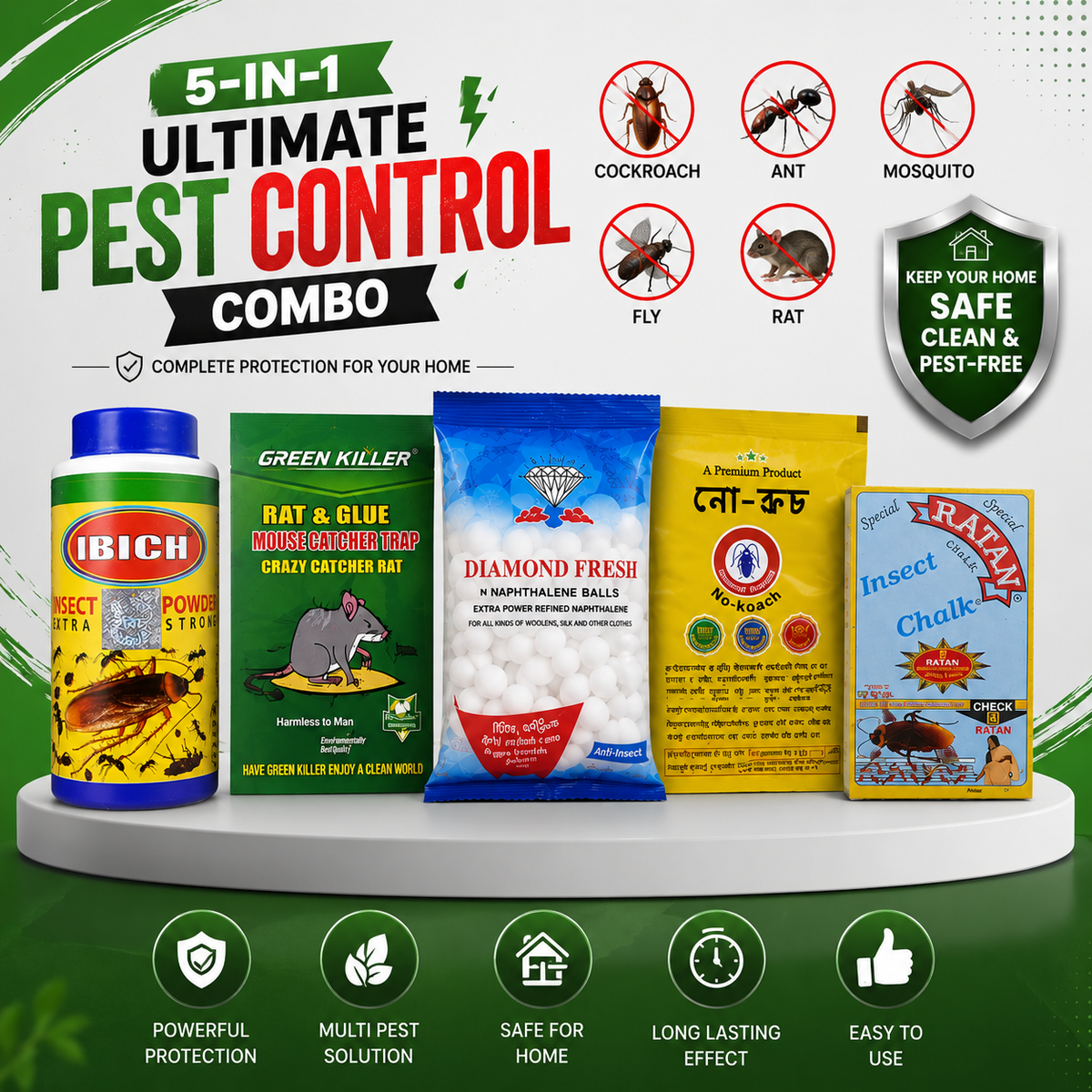 5-in-1 Ultimate Pest Control Combo
