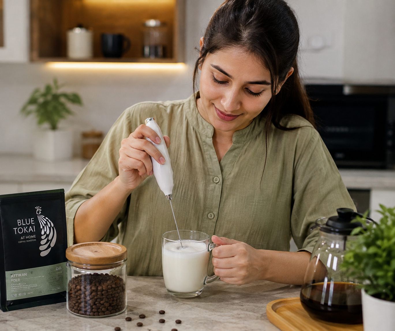 Rechargeable High-Speed Milk & Coffee Frother
