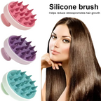 Silicone Scalp Massage Shampoo Brush