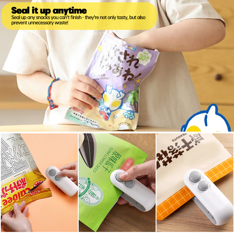 2-in-1 USB Mini Bag Sealer & Cutter