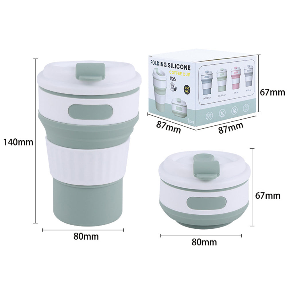 Foldable Silicone Travel Mug (BPA Free)