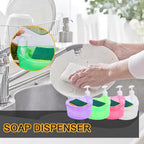 2-in-1 Dish Soap Dispenser With Sponge Holder