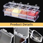 Premium 4 Grid Acrylic Spice Box