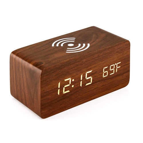 Premium Wooden Digital Clock