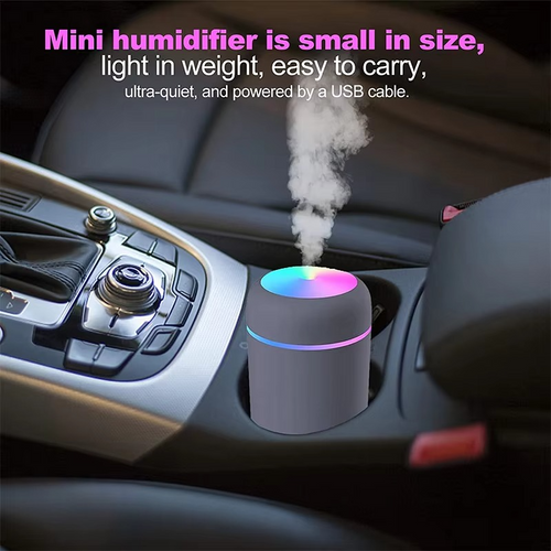 USB Mini Air Humidifier with LED Light