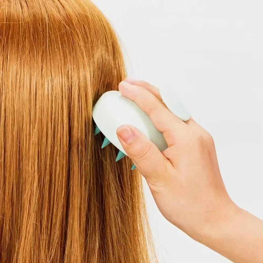 Silicone Scalp Massage Shampoo Brush