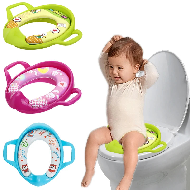 Soft Baby Potty Training Seat With Handles