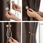 Pearl Ball Magnetic Curtain Holder (Set of 2)