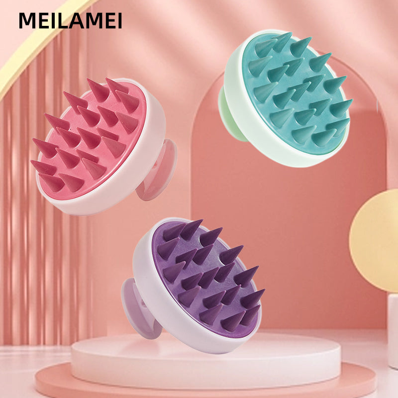 Silicone Scalp Massage Shampoo Brush