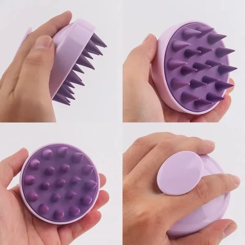 Silicone Scalp Massage Shampoo Brush