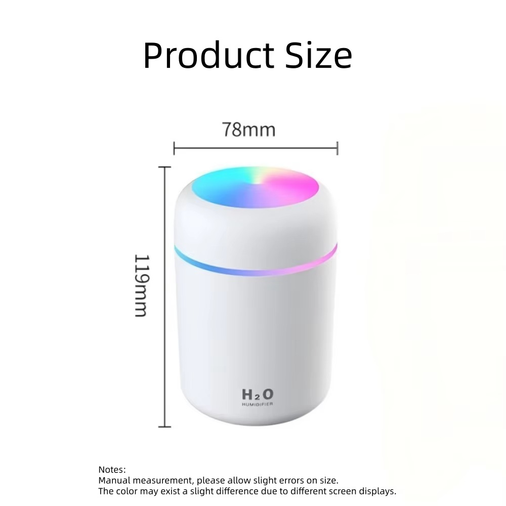 USB Mini Air Humidifier with LED Light