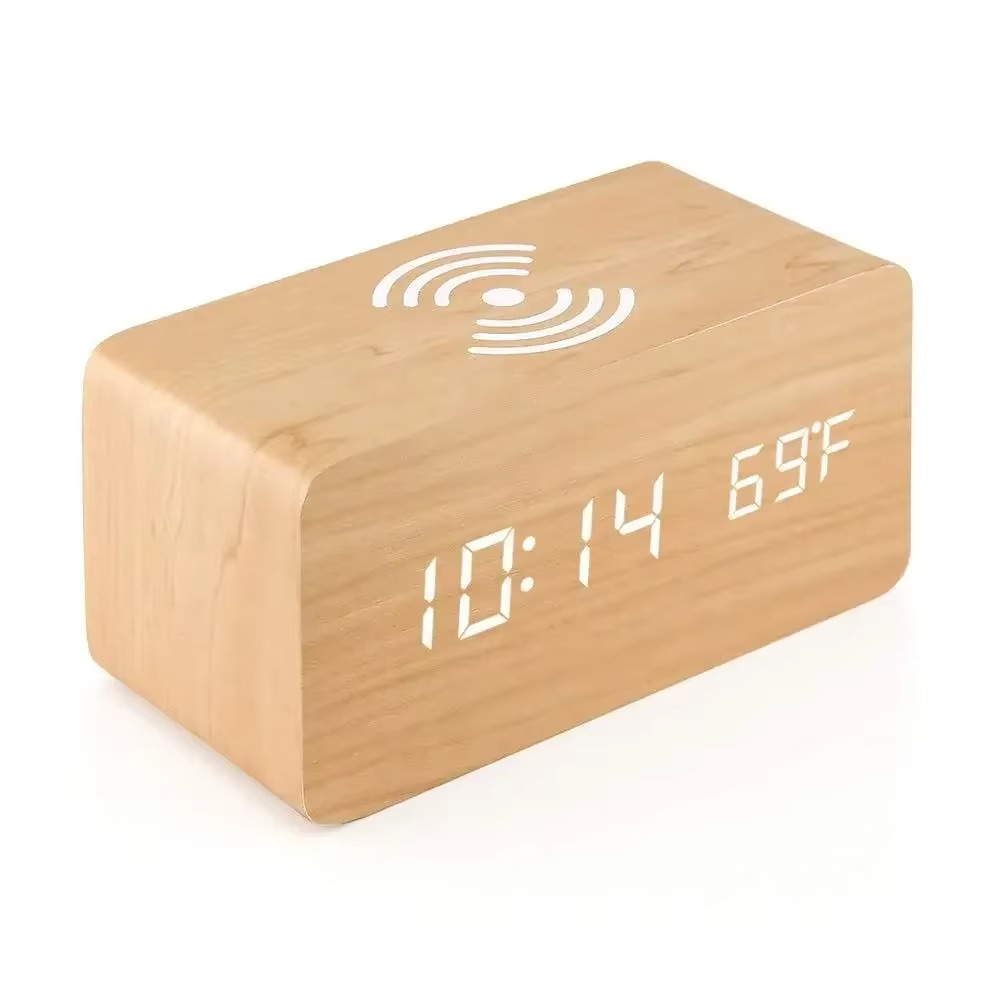 Premium Wooden Digital Clock