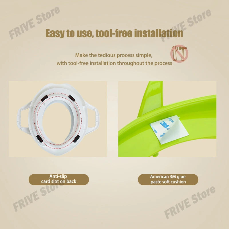 Soft Baby Potty Training Seat With Handles