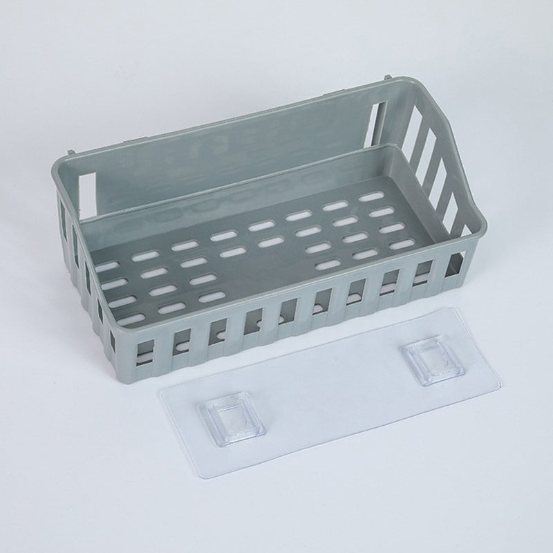 Wall Mounted Bathroom Storage Shelf Without Dril