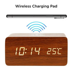 Premium Wooden Digital Clock