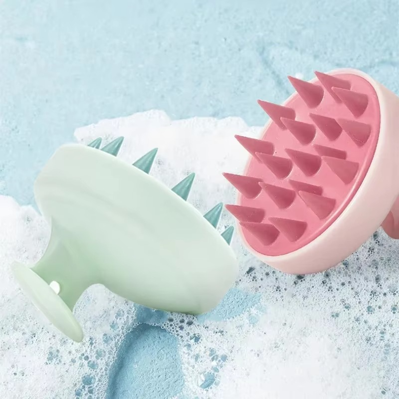 Silicone Scalp Massage Shampoo Brush