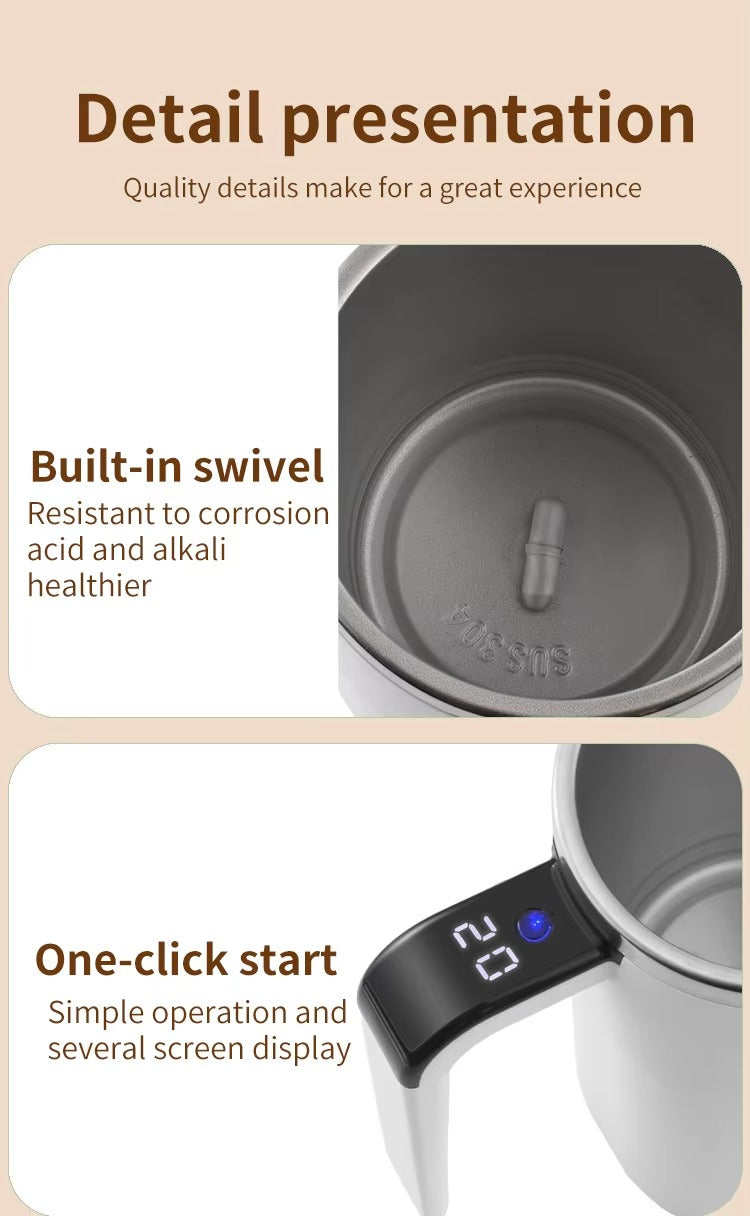 380ML Automatic Magnetic Stirring Mug