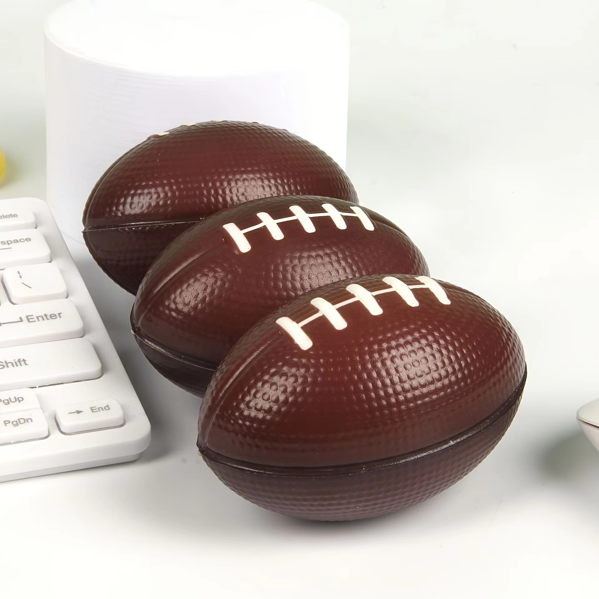 2-Piece Rugby Stress Relief Balls