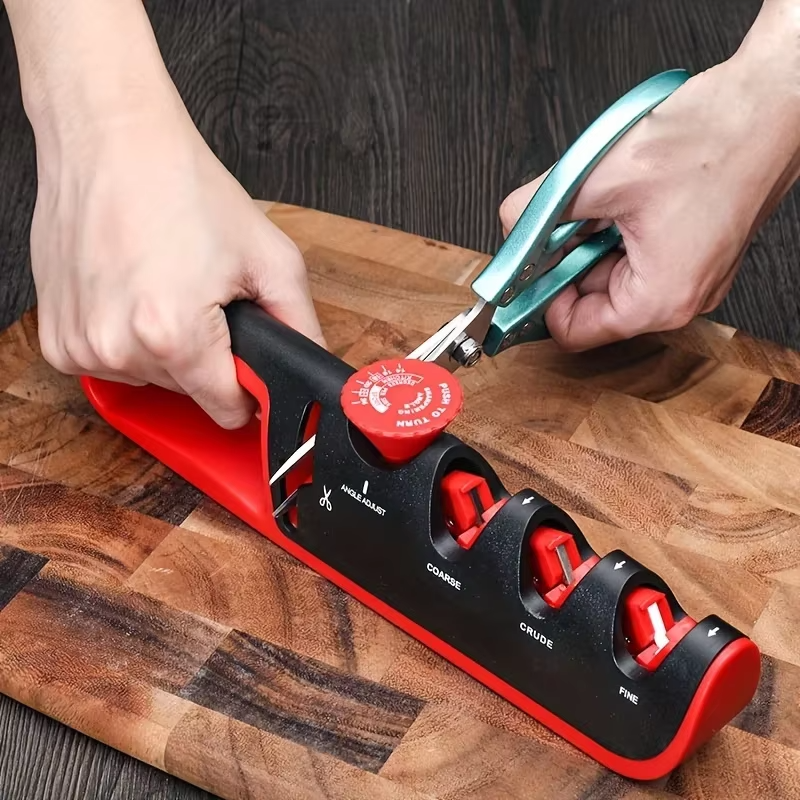Heavy Duty 4 Stage Adjustable Knife Sharpener