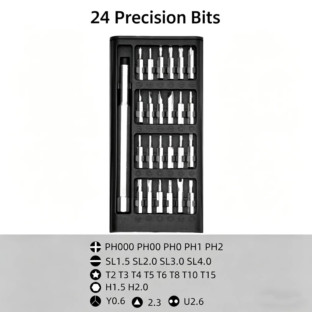 24-in-1 Magnetic Screwdriver Tool Set