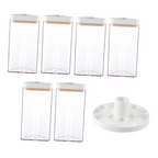6-Grid Rotating Cereal Dispenser
