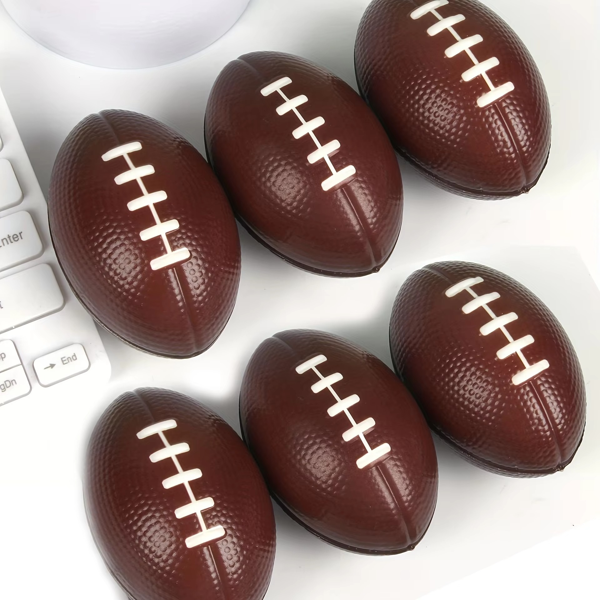 2-Piece Rugby Stress Relief Balls