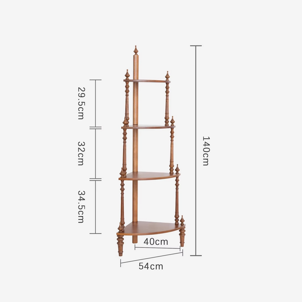Foldable Corner Display Shelf