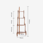 Foldable Corner Display Shelf