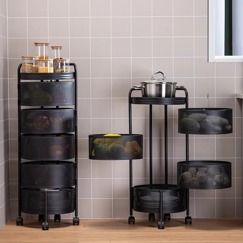 360° Rotating Kitchen Storage Rack
