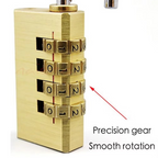 3-Digit Password Protected Mini Combination Lock