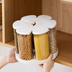 6-Grid Rotating Cereal Dispenser