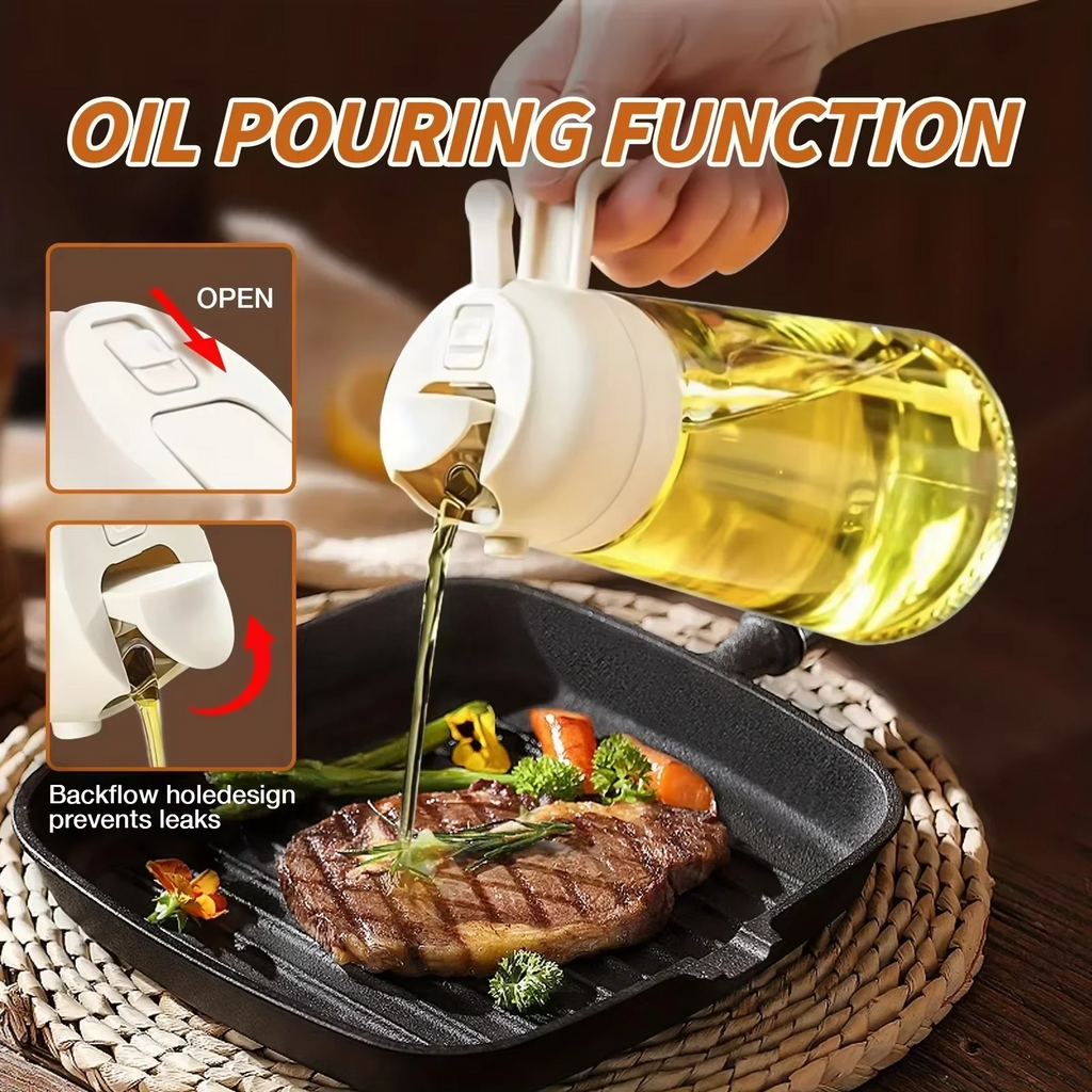 Automatic Oil Spray Dispenser Bottle