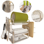 3-Tier Stainless Steel Dish Drying Rack