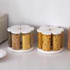 6-Grid Rotating Cereal Dispenser