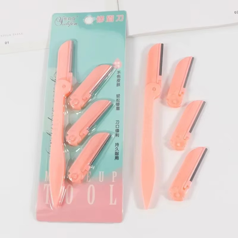 Keli 4-Piece Eyebrow Razor Set