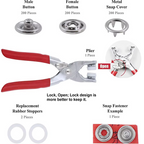 5-Prong Snap Button Installation Tool Kit