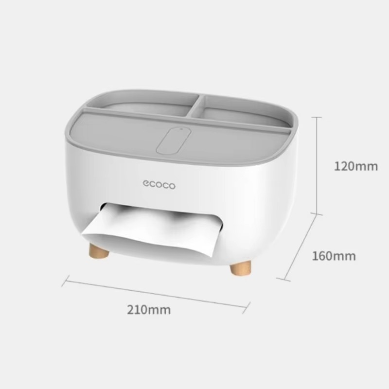 ECOCO Desktop Tissue Box Organizer
