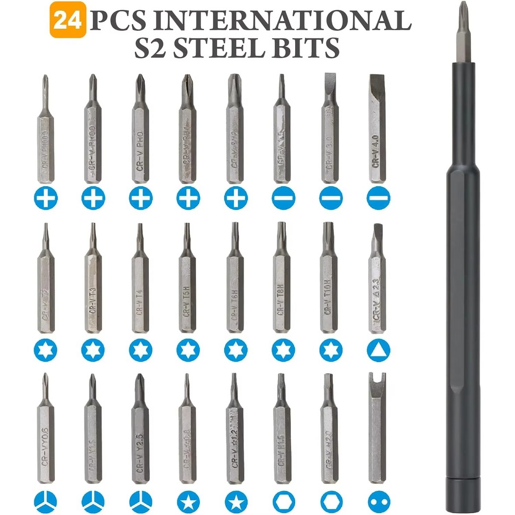 24-in-1 Magnetic Screwdriver Tool Set