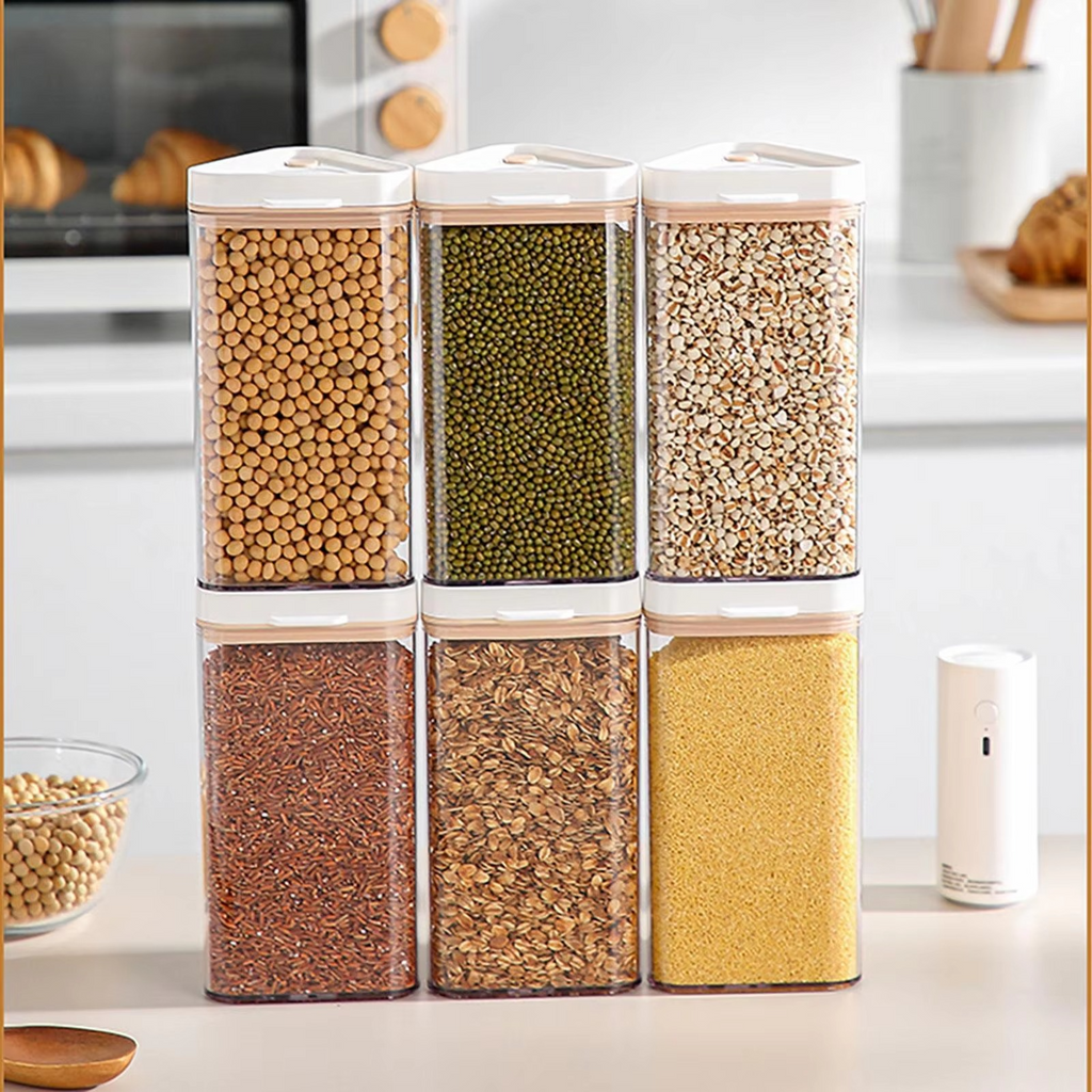 6-Grid Rotating Cereal Dispenser