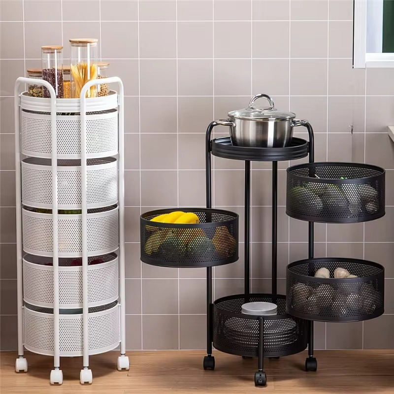360° Rotating Kitchen Storage Rack