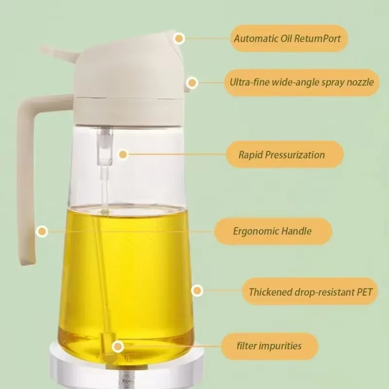 Automatic Oil Spray Dispenser Bottle