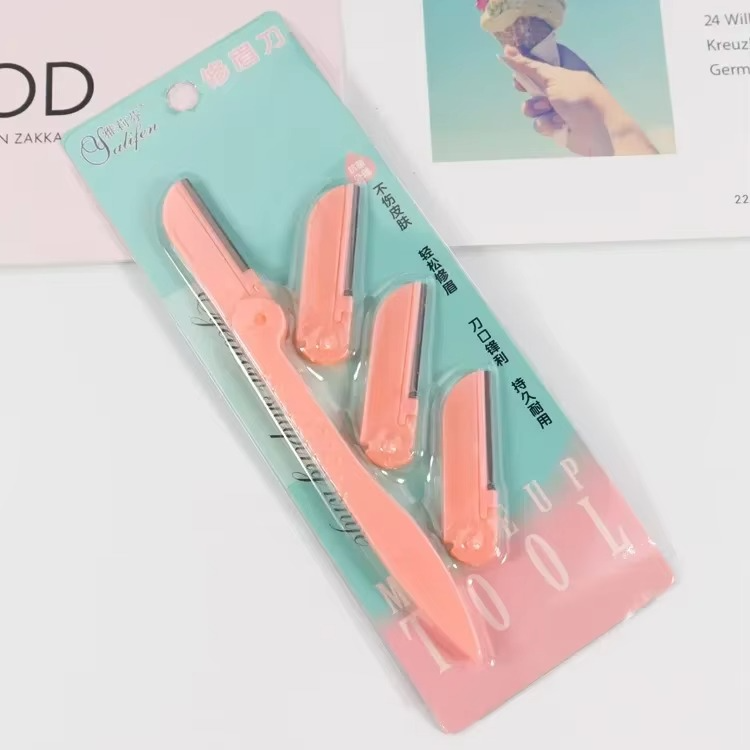 Keli 4-Piece Eyebrow Razor Set