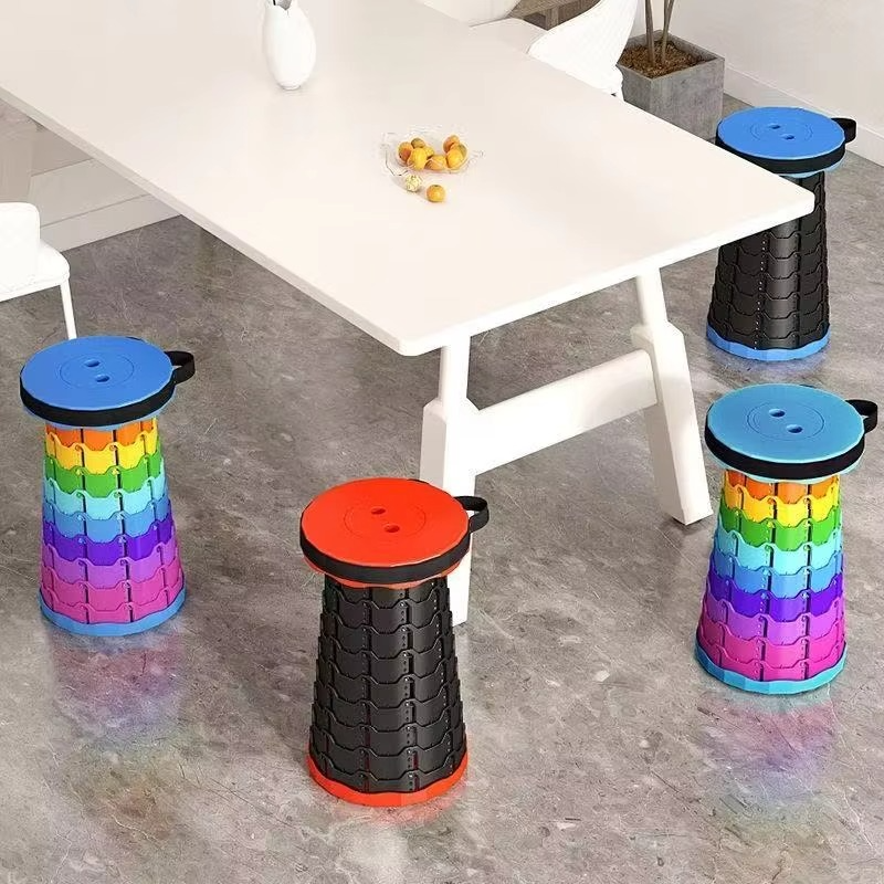 Portable Telescopic Folding Stool