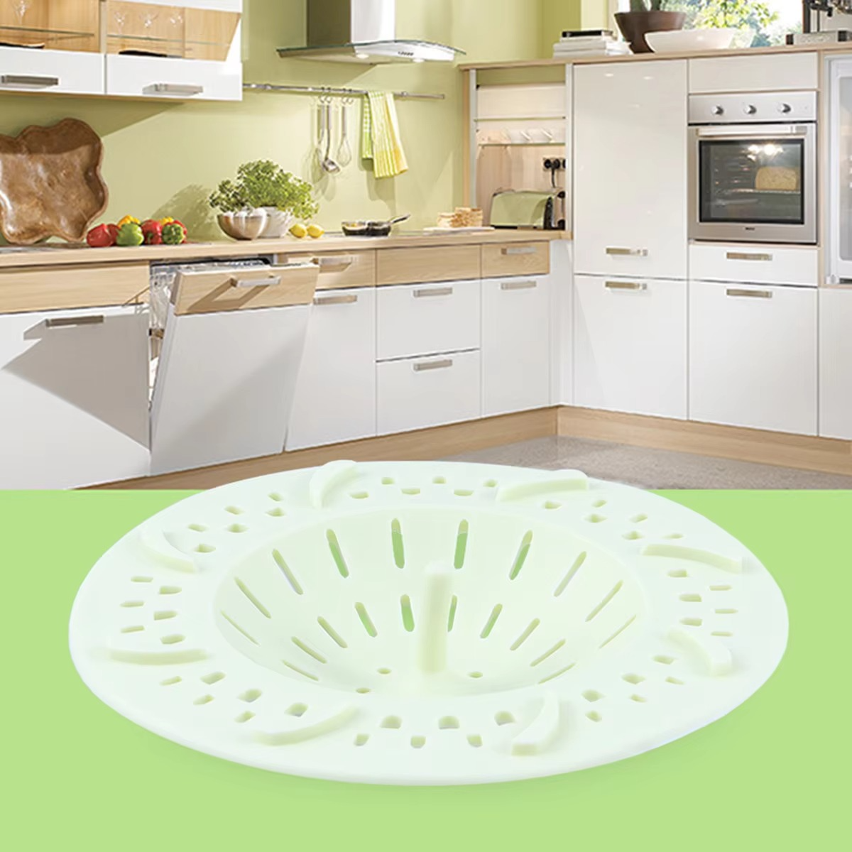 Kitchen & Bathroom Silicone Sink Drain Filter