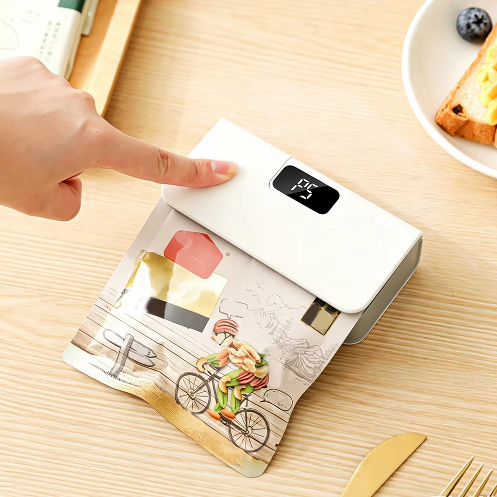 6 Powered Mini Portable Bag Sealer & Cutter