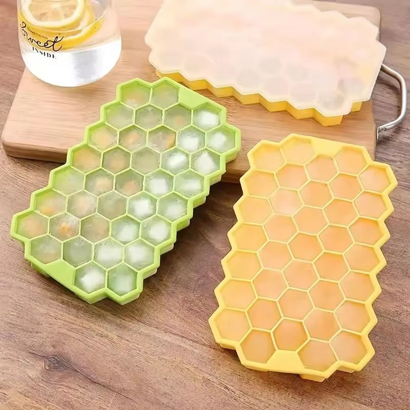 37-Cavity Silicone Honeycomb Ice Tray